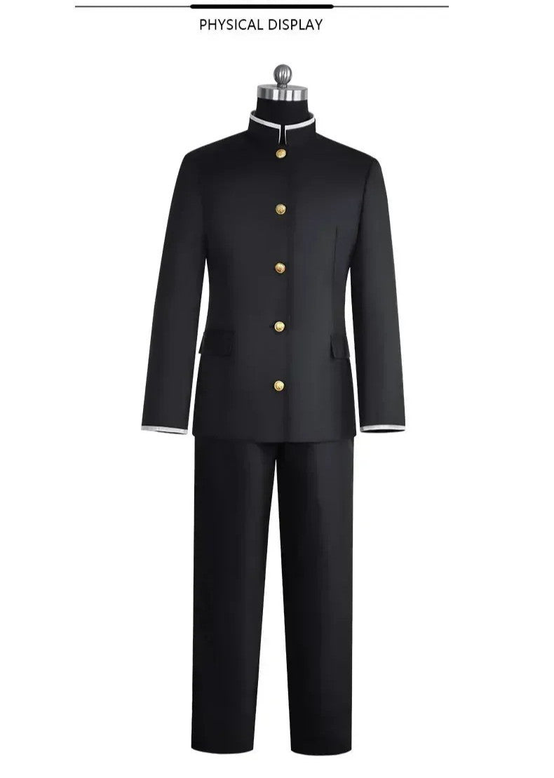 Dandadan Okarun Ken Takakura Cosplay Costume Full Set Uniform Wig Glasses Outfit