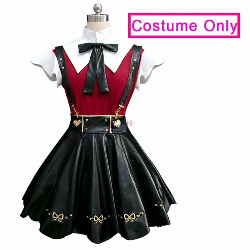 NEEDY STREAMER OVERLOAD Ame-chan Cosplay Costume Full Set Wig Halloween Outfit