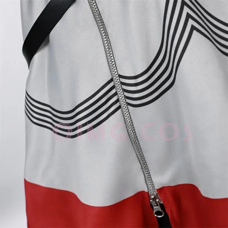 Synthesizer V Kasane Teto Cosplay Costume Full Set Wig Halloween Outfit