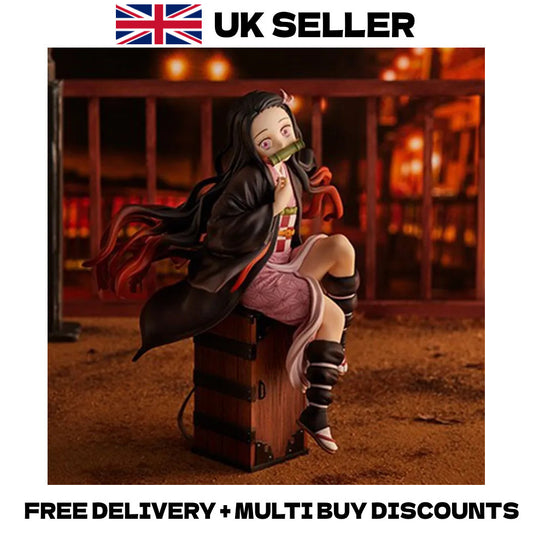 Demon Slayer 15cm Nezuko Kamado Sitting Action Figure Cute Anime Model KNY