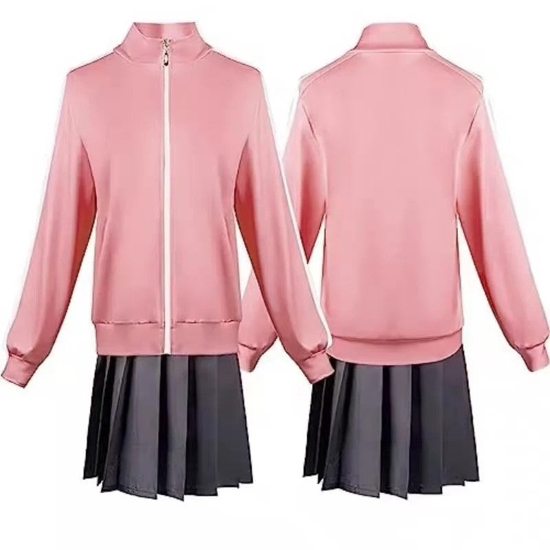 Bocchi the Rock Gotou Hitori Cosplay Anime Costume Full Set Wig Pink Halloween