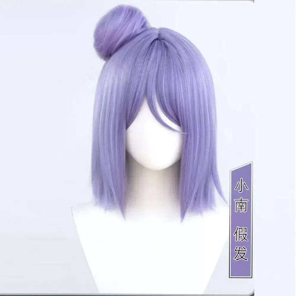 Naruto Shippuden Konan Cosplay Wig Akatsuki Kunoichi Merch Anime Halloween Hair
