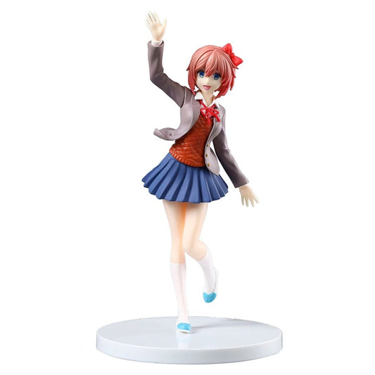 Doki Doki Literature Club! Monika Sayori 18cm Action Figure Statue Boxed Models