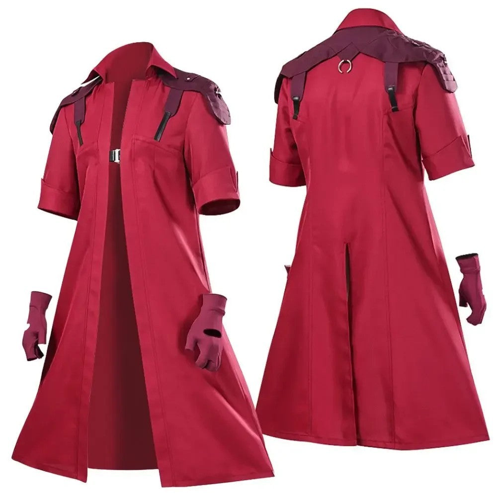Devil May Cry Dante Cosplay Costume Red Coat Jacket Outfit DMC 5 Halloween Merch